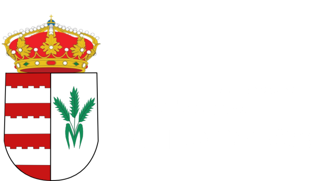 Escudo de Cervera y letras en blanco